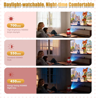 Mini Portable Santa Clause Projector