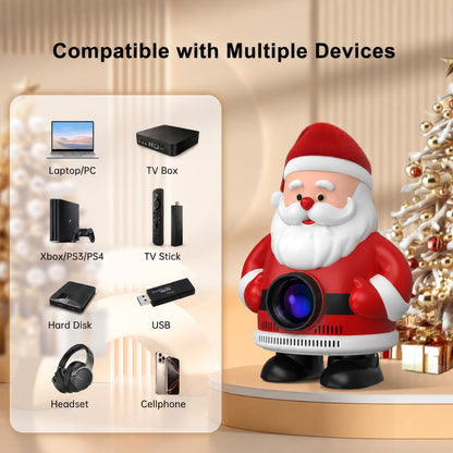 Mini Portable Santa Clause Projector